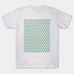 Forest love pattern (green) T-Shirt